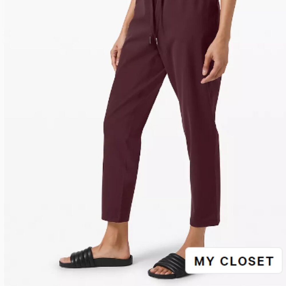 lululemon keep moving 7/8 pant cassis never worn